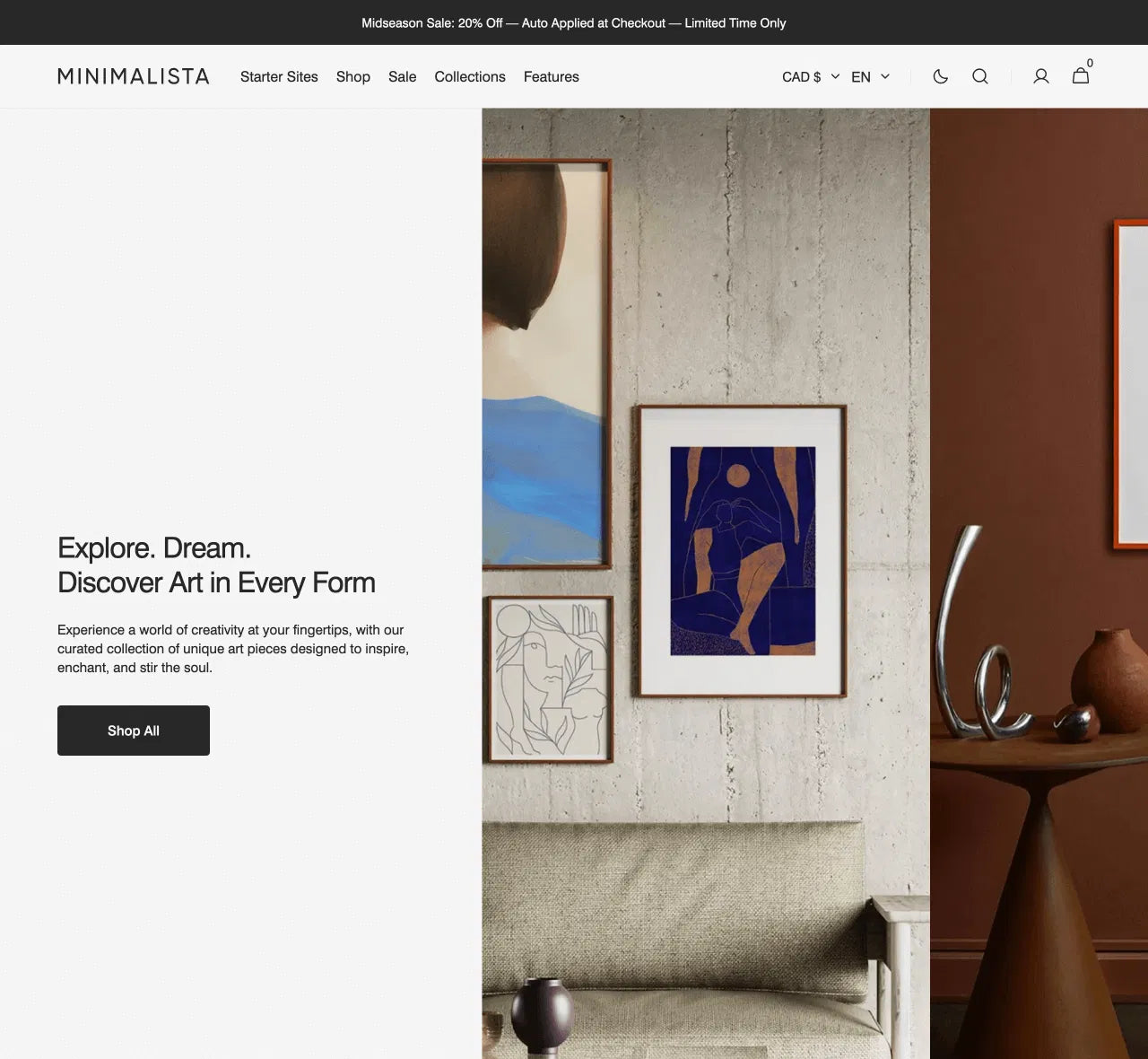 Home page